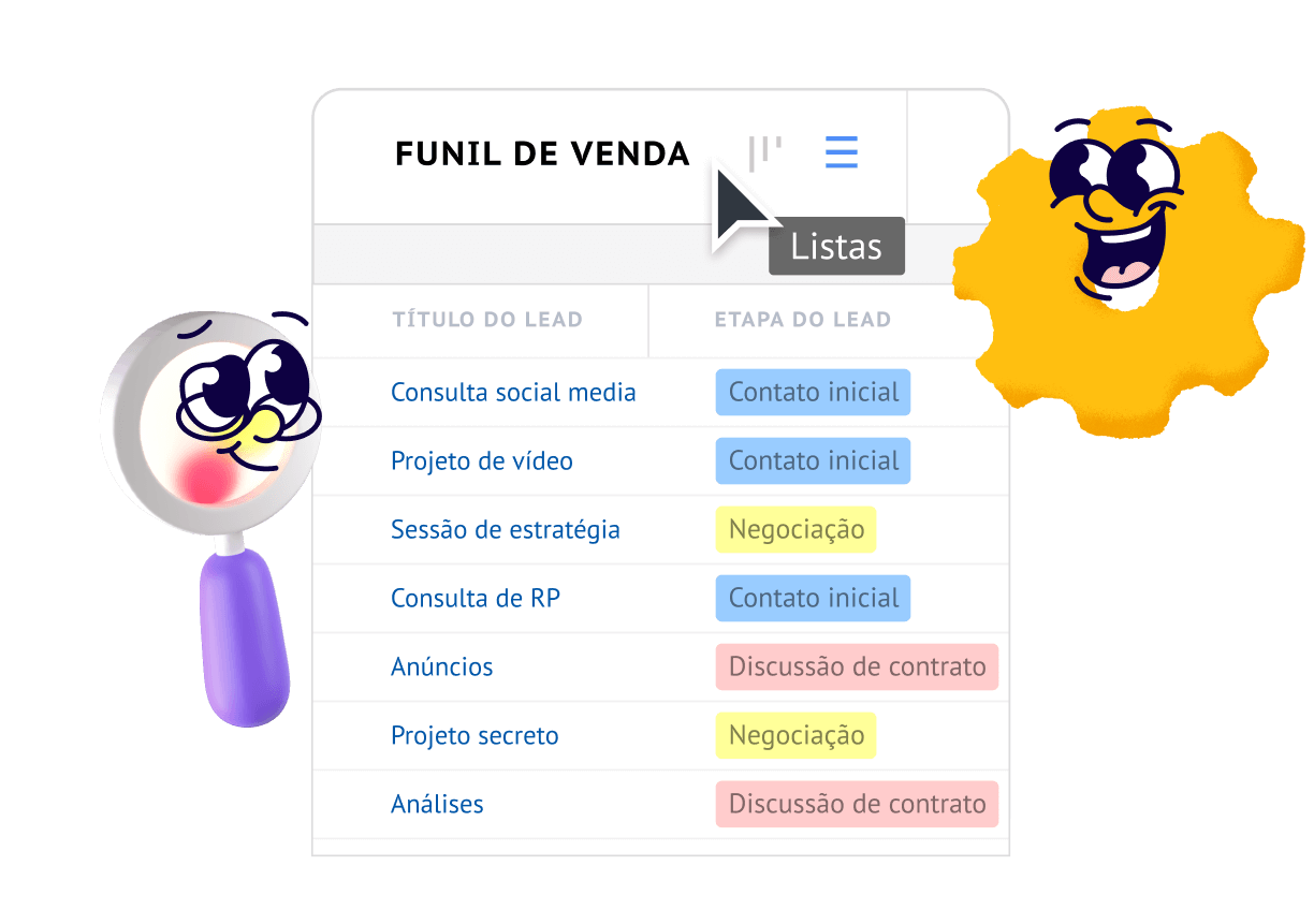 Funil desorganizado